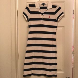 Ralph Lauren Stripped Dress - The Skinny Polo line